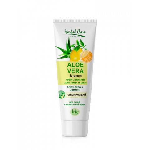 Крем-лифтинг IRIS Herbal Сare для лица и шеи 100 гр алоэ-вера и лимон