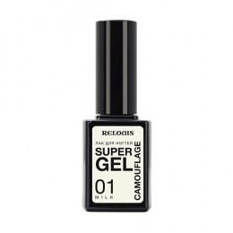 Лак д/ногтей Relouis Super Gel Camouflage тон 01 milk