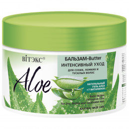 Бальзам-Butter интенсивный уход для сухих, ломких и тусклых волос Витэкс Aloe+7 витаминов 300 мл Бальзам-Butter интенсивный уход для сухих, ломких и тусклых волос Витэкс Aloe+7 витаминов 300 мл