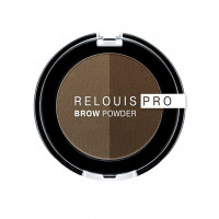 Тени для бровей Relouis Pro Brow Powder 3г №02 TAUPE NEW Тени для бровей Relouis Pro Brow Powder 3г №02 TAUPE NEW