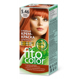 Крем-краска стойкая для волос Fitocolor цвета медно-рыжий Крем-краска стойкая для волос Fitocolor цвета медно-рыжий
