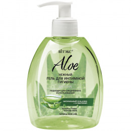 Гель нежный для интимной гигиены Витэкс Sensetive Aloe+D-пантенол 300 мл Гель нежный для интимной гигиены Витэкс Sensetive Aloe+D-пантенол 300 мл