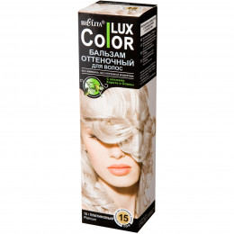 Бальзам оттеночный для волос Белита COLOR LUX, тон 15 платиновый, 100 мл Бальзам оттеночный для волос Белита COLOR LUX, тон 15 платиновый, 100 мл