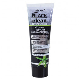 Маска-пленка для лица черная Витэкс Black Clean с активированным бамбуковым углем 75 мл Маска-пленка для лица черная Витэкс Black Clean с активированным бамбуковым углем 75 мл
