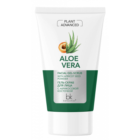 Гель-скраб для лица Advanced Aloe Vera с абрикосовой косточкой 120гр.